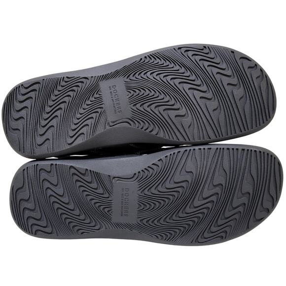 Dockers Men Searose Closed-Toe Fisherman Sandals Size US 15M Black Faux Leather main image 6